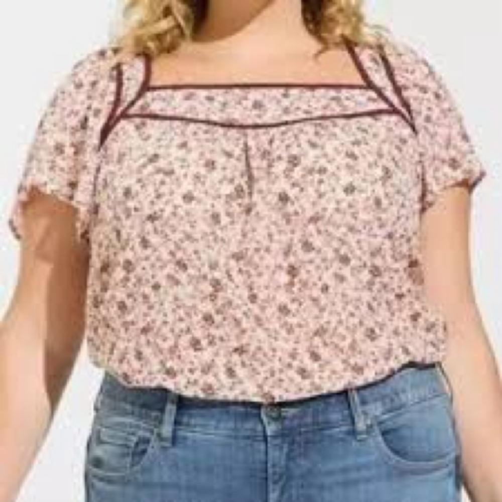 Torrid Flutter Sleeve Whimsigoth Top